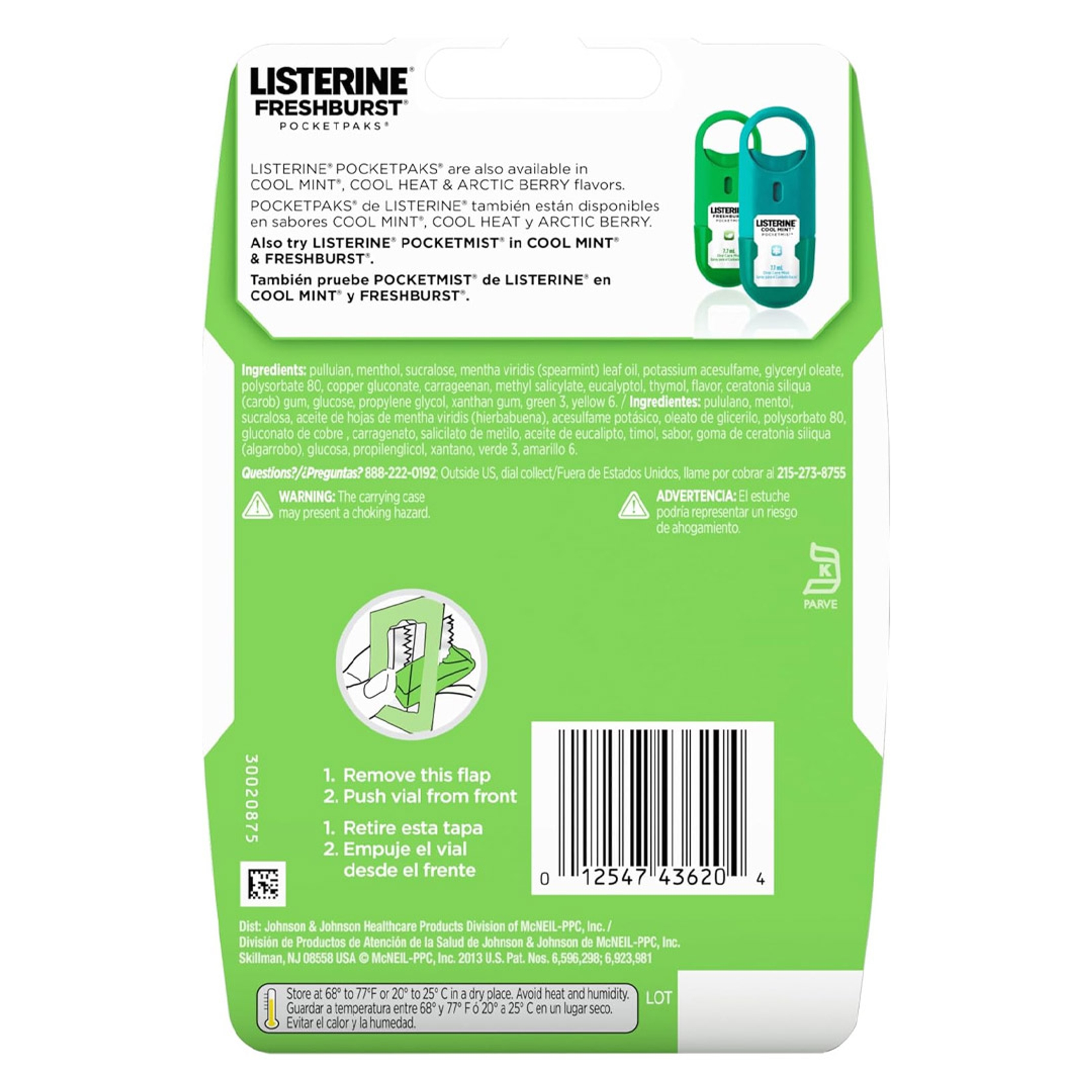 Listerine Freshburst PocketPaks Breath Strips 24 Count (Pack of 3) - Breath Freshening Strips Dissolve Instantly 8