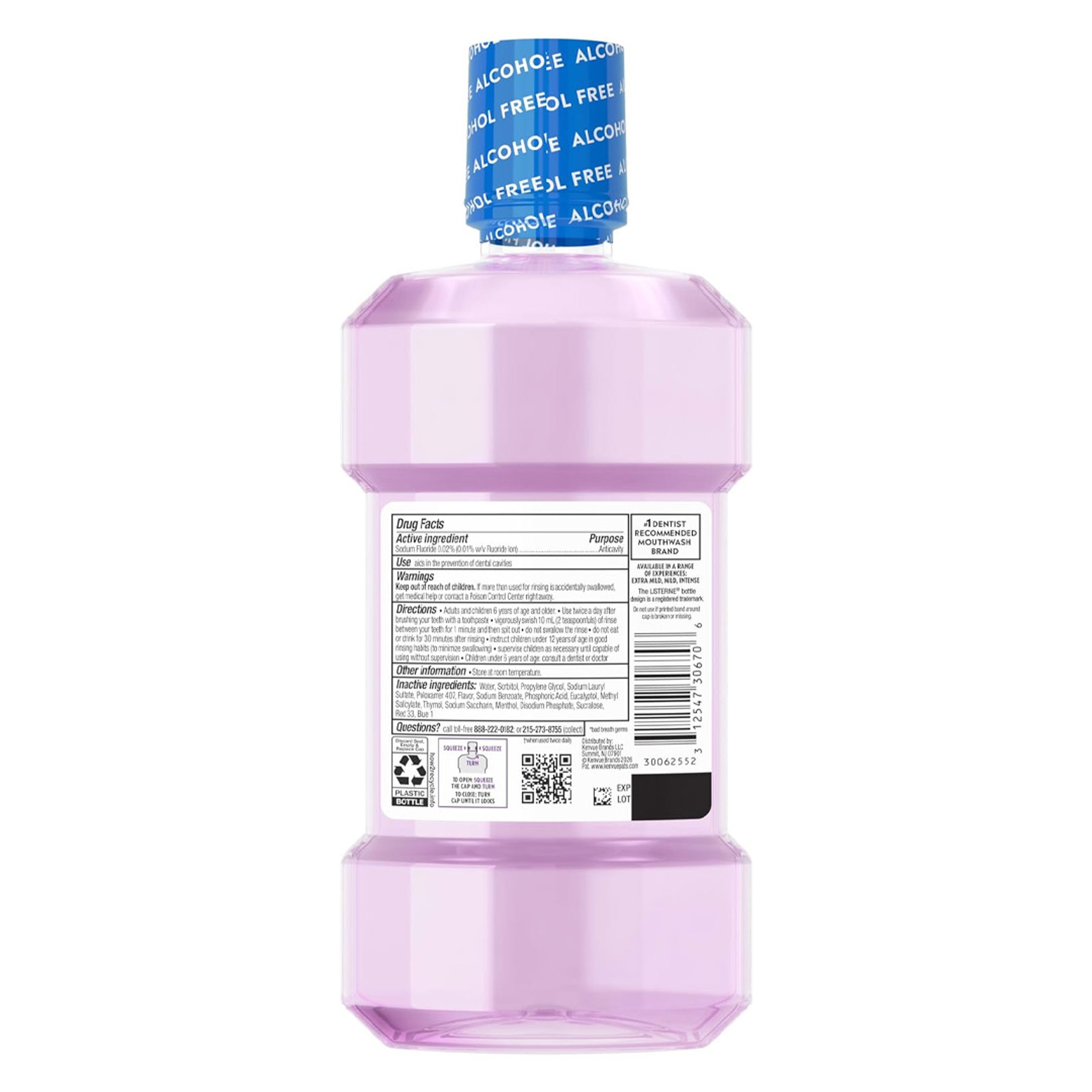 Listerine Total Care Alcohol-Free Mild Mint Mouthwash 16.9 fl.oz - Anticavity Fluoride Treatment for Adults 9