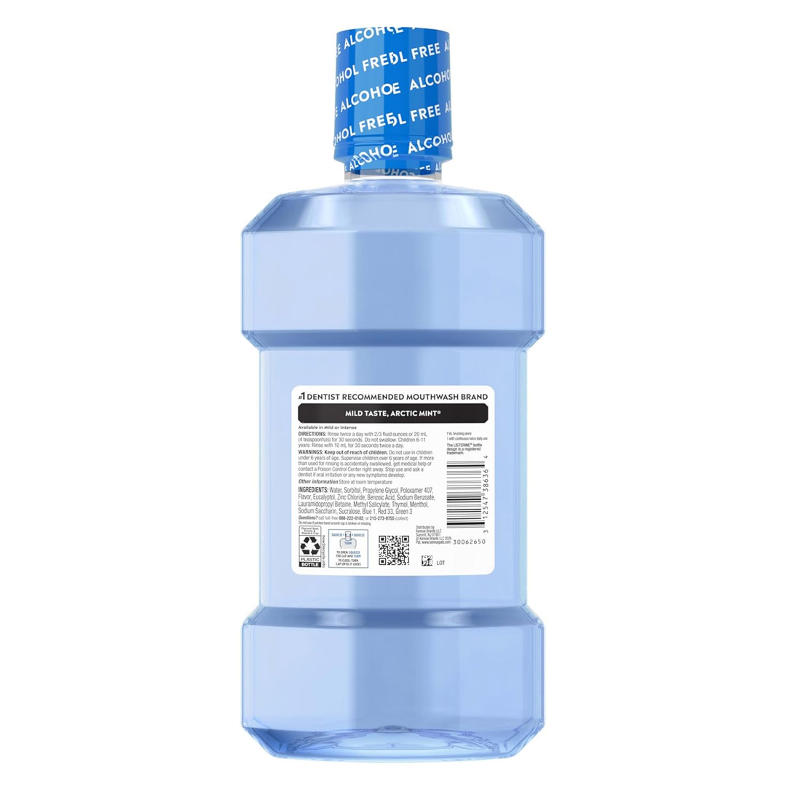 Listerine Ultraclean Alcohol-Free Mild Mouthwash 33.8 fl.oz - Tartar Control Oral Rinse with Up to 3X Longer Lasting Clean Feeling 9