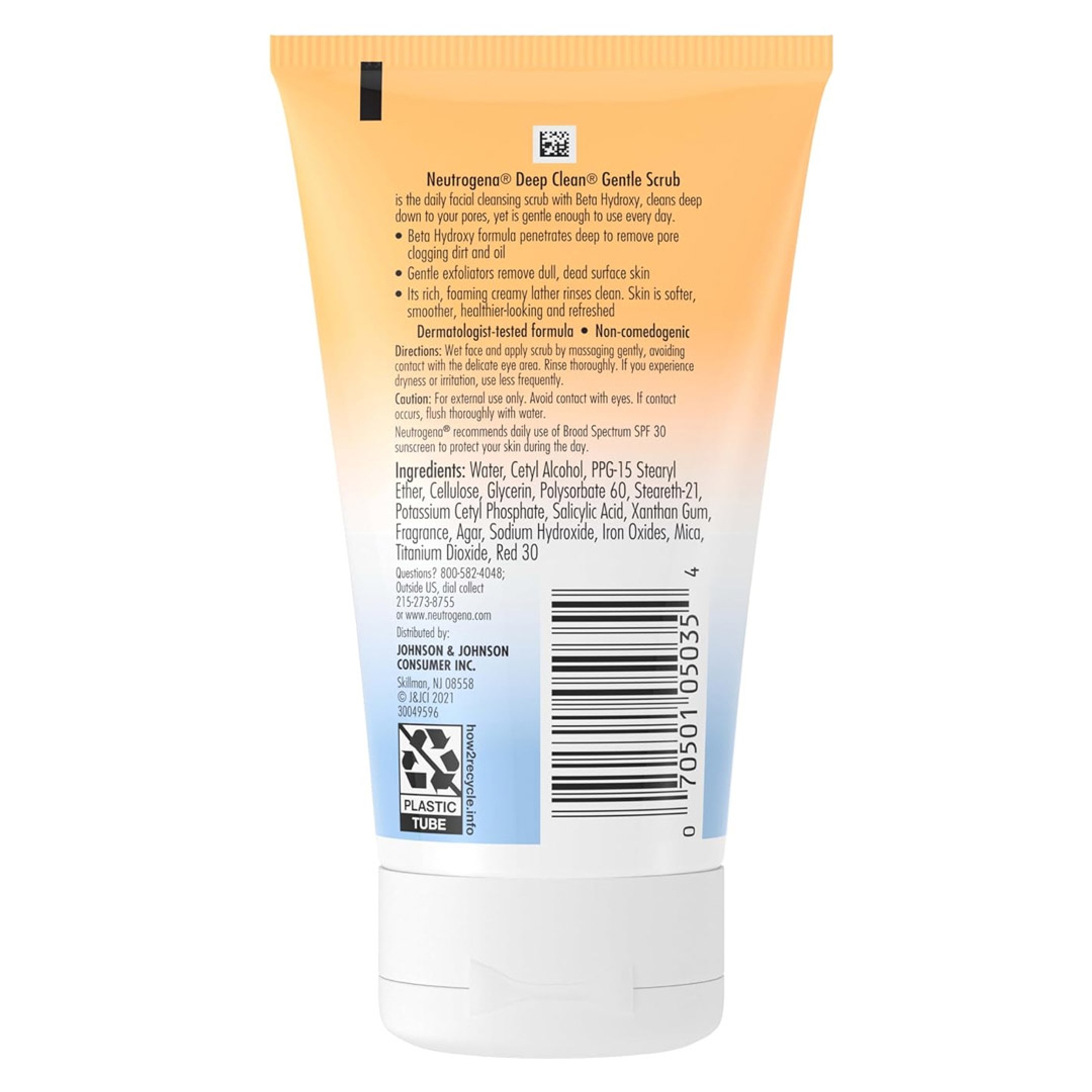 Neutrogena Deep Clean Gentle Scrub 4.2 fl.oz - Oil-Free Daily Facial Scrub & Cleanser Cleans Deep Into Pores 5