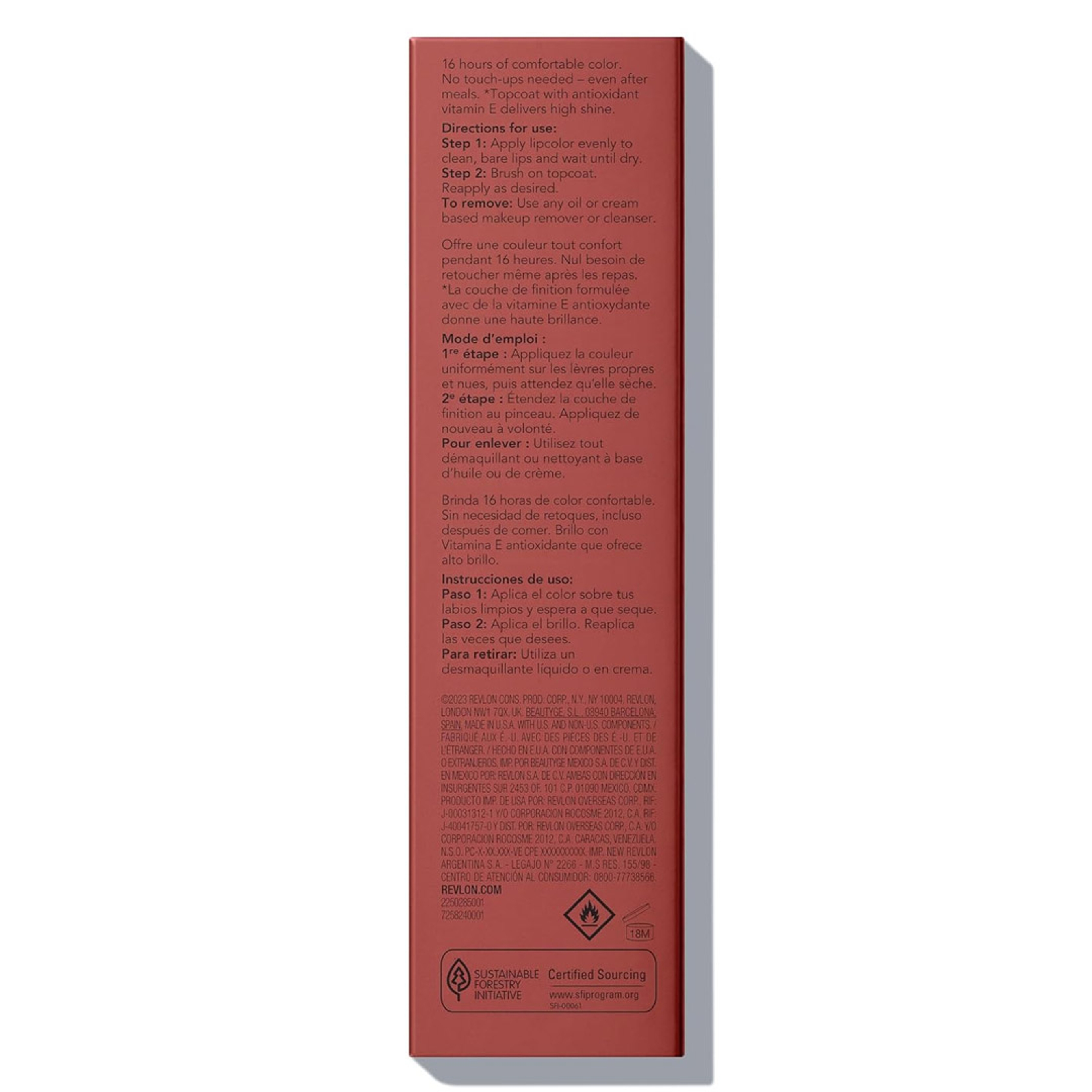 Revlon ColorStay Overtime Lipcolor, 350 Bare Maximum, 0.07 fl.oz - Dual-Ended Liquid Lipstick with Clear Lip Gloss 8