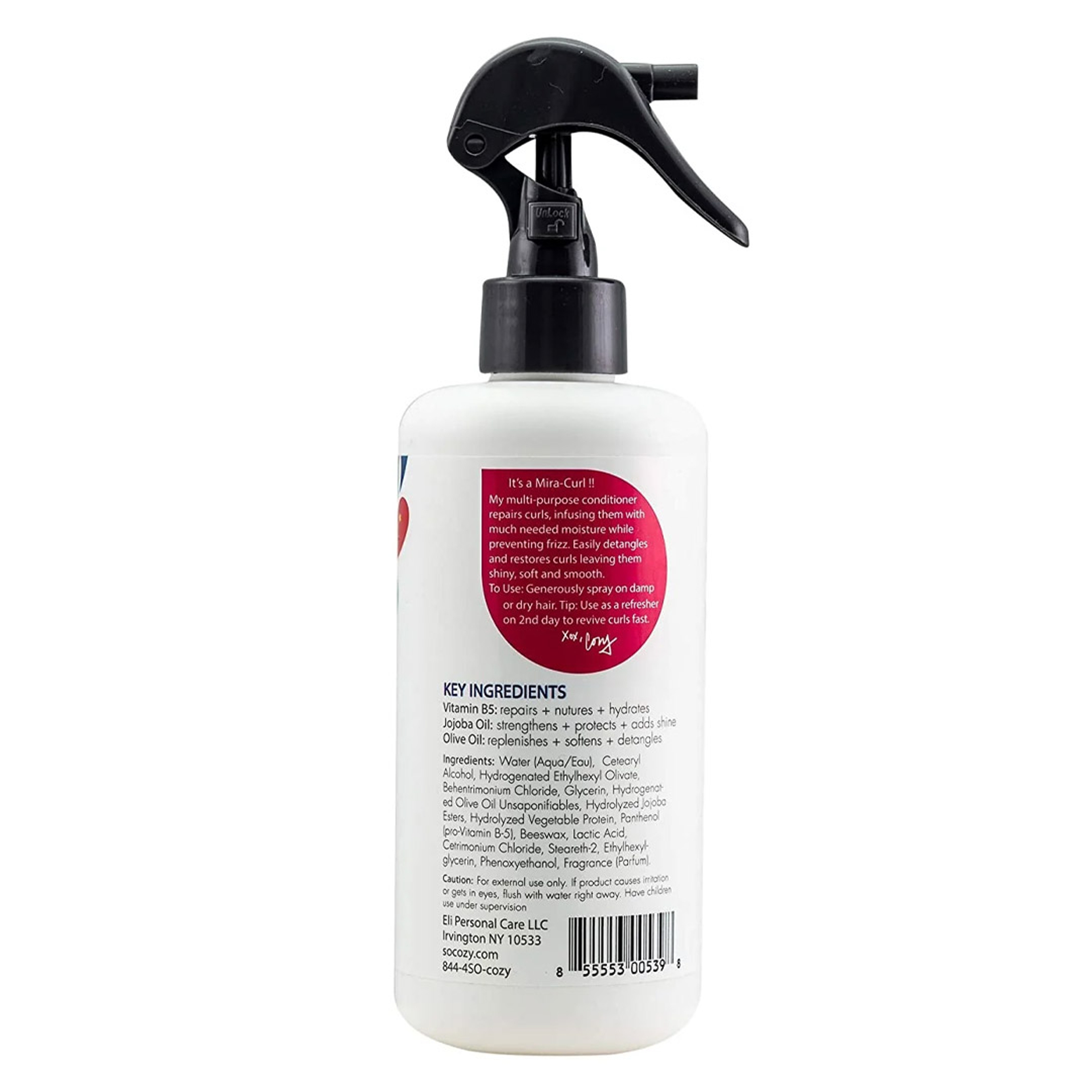 SoCozy Curl Leave In Conditioner Spray 8 fl.oz - Detangler for Kids' Curly Hair, Paraben-Free 4