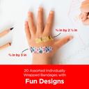 Band-Aid Brand Adhesive Bandages, Disney Mickey Mouse, 20 Count - Assorted Sizes, Covers & Protects Minor Cuts & Scrapes 3