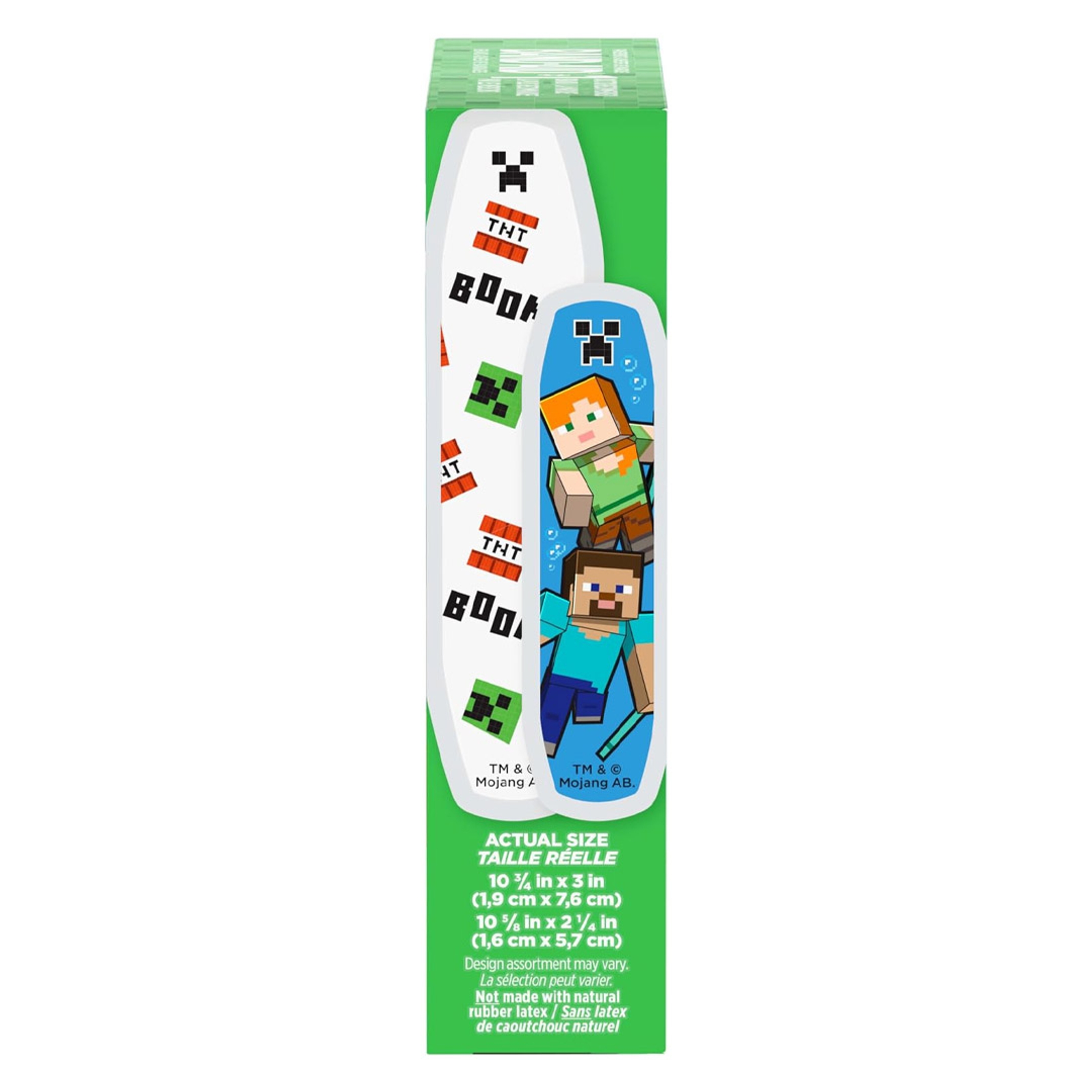 Band-Aid Brand Adhesive Bandages, Minecraft, 20 Count - Assorted Sizes, Covers & Protects Minor Cuts & Scrapes 7