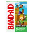Band-Aid Brand Adhesive Bandages, Minecraft, 20 Count - Assorted Sizes, Covers & Protects Minor Cuts & Scrapes 6