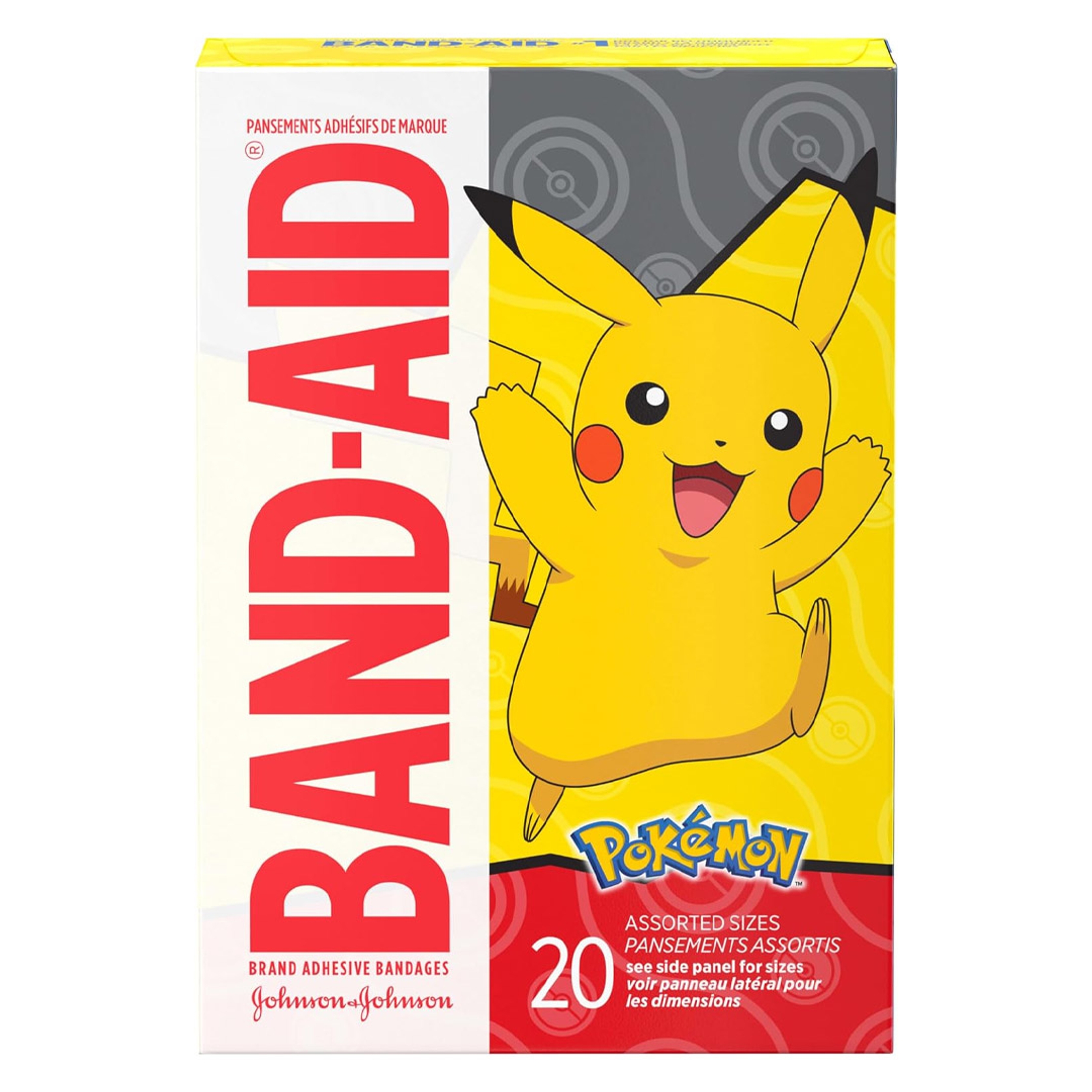 Band-Aid Brand Adhesive Bandages, Pokémon, 20 Count - Assorted Sizes, Covers & Protects Minor Cuts & Scrapes 6