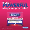 Benadryl Extra Strength Antihistamine Allergy Relief Tablets 24 Count - Diphenhydramine HCl 50mg 5