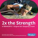 Benadryl Extra Strength Itch Stopping Cream 1 oz - Itchy Skin & Rash Relief with Diphenhydramine 5