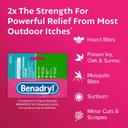 Benadryl Extra Strength Itch Stopping Cream 1 oz - Itchy Skin & Rash Relief with Diphenhydramine 2