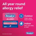 Benadryl Ultratabs Antihistamine Allergy Relief Tablets 2 Count (Pack of 4) - Diphenhydramine HCl 25mg 4