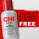 CHI Infra Silk Infusion 2 fl.oz - Silk Reconstructing Leave-In Hair Treatment for Creating Smooth, Shiny, Strong Hair 5