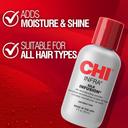 CHI Infra Silk Infusion 2 fl.oz - Silk Reconstructing Leave-In Hair Treatment for Creating Smooth, Shiny, Strong Hair 3