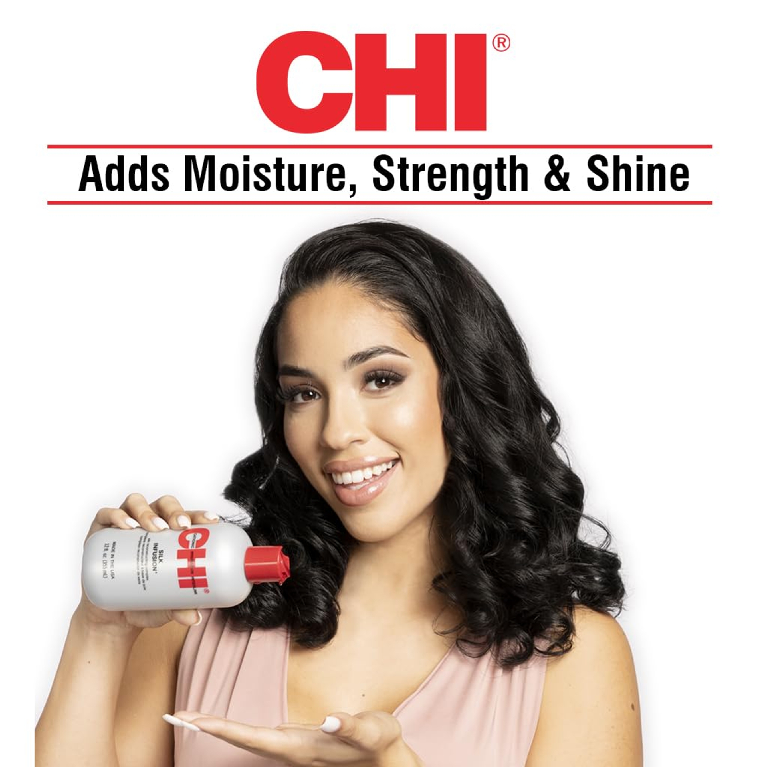 CHI Infra Silk Infusion 6 fl.oz - Silk Reconstructing Leave-In Hair Treatment for Creating Smooth, Shiny, Strong Hair 6