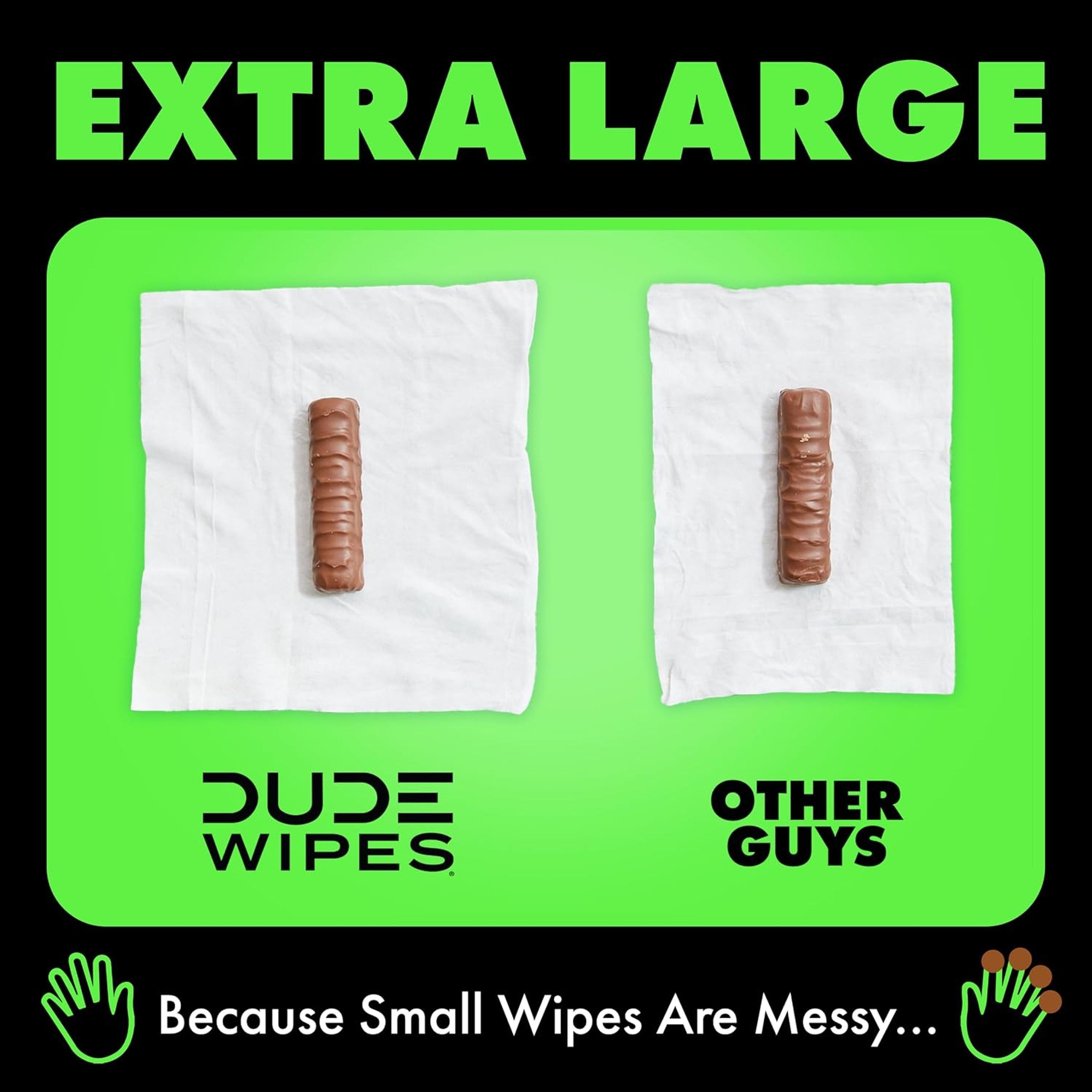 DUDE Wipes Herbal Relief Flushable Wipes 48 Count (Pack of 3) - Extra-Large Adult Wet Wipes, Witch Hazel 5