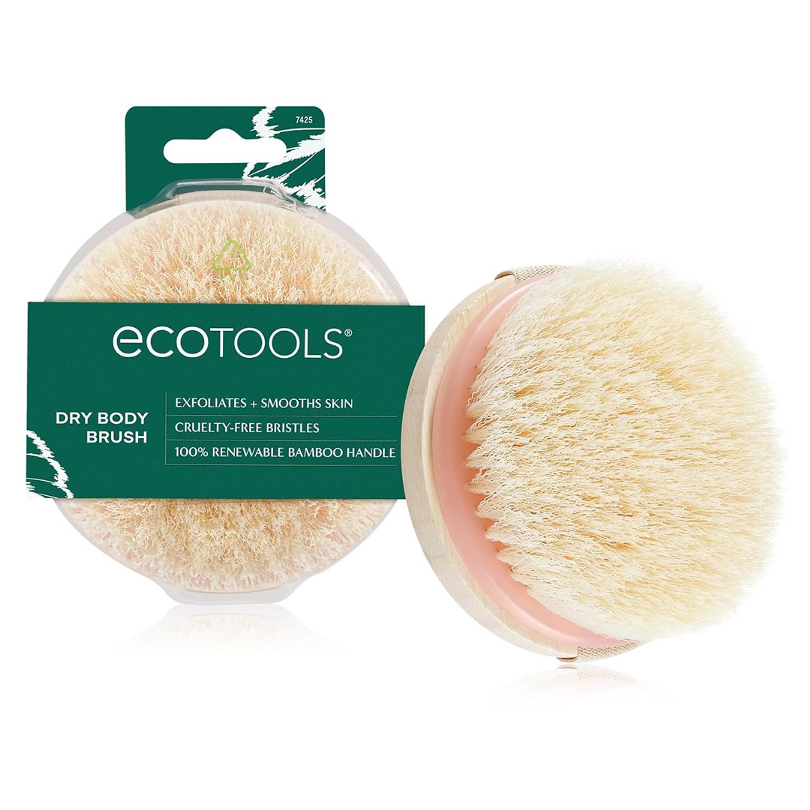 EcoTools Dry Body Brush, Pink, 1 Count - Body Scrub Brush for Dry Brushing, Smooth Skin 9