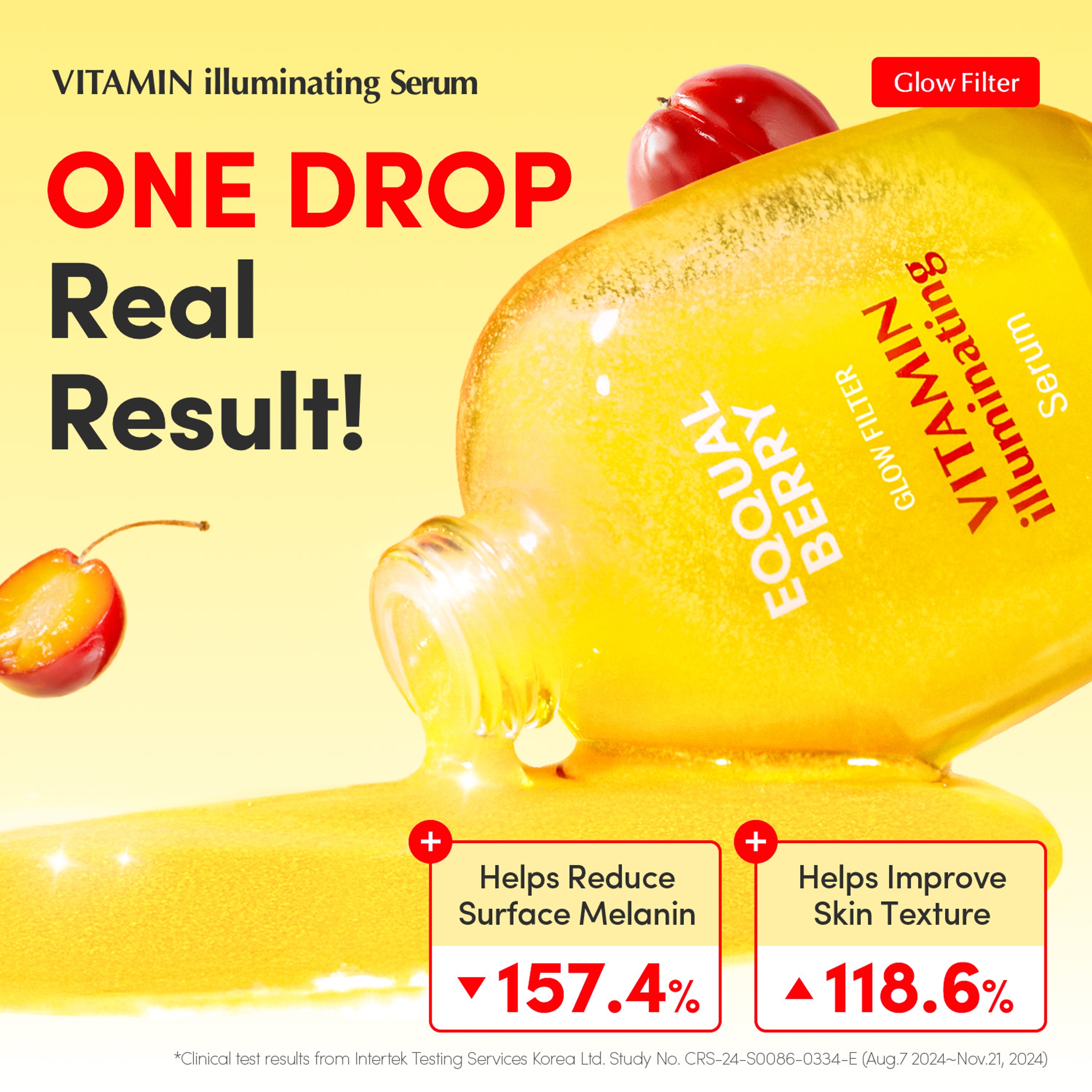 Eqqualberry Vitamin Illuminating Serum 1.01 fl.oz (Pack of 3) - Brightening Vitamin C Serum for Dark Spot & Uneven Skin 2
