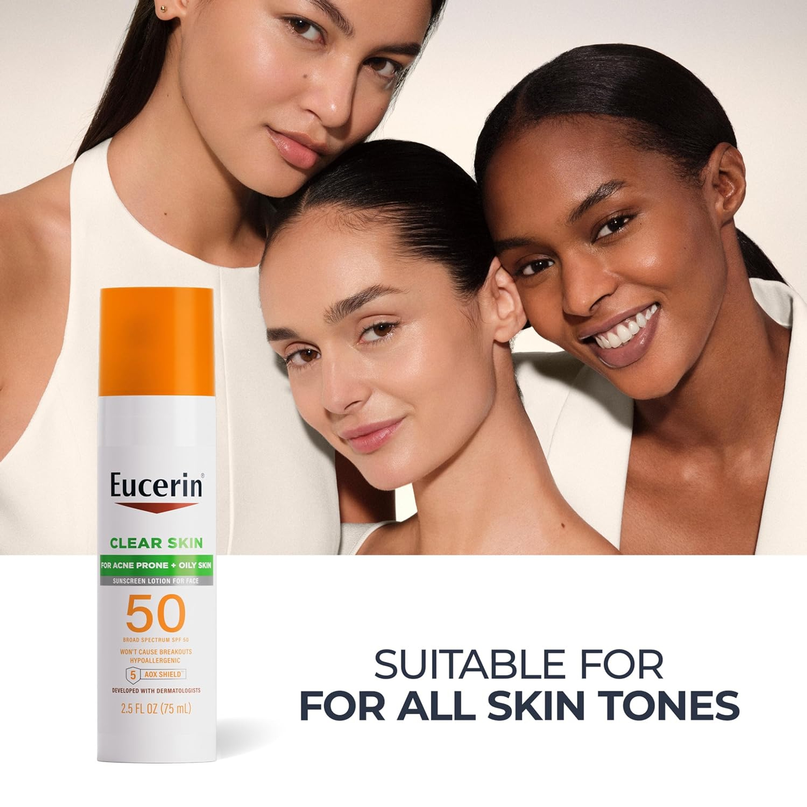 Eucerin Clear Skin SPF 50 Face Sunscreen 2.5 fl.oz - Broad Spectrum Sunscreen for Acne Prone, Oily Skin 8