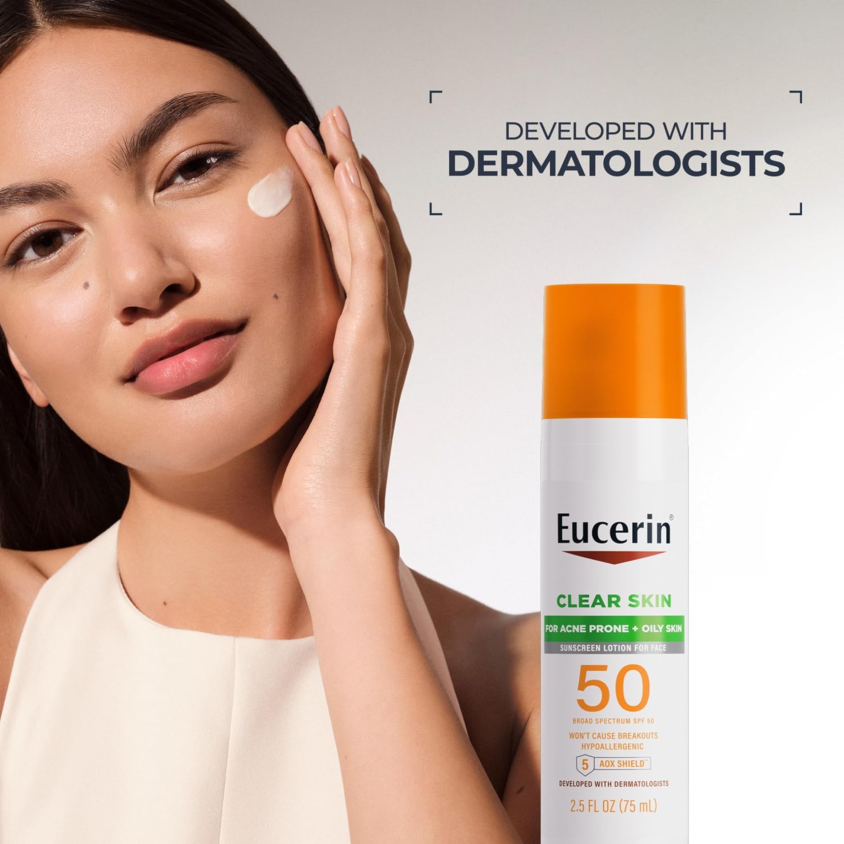 Eucerin Clear Skin SPF 50 Face Sunscreen 2.5 fl.oz - Broad Spectrum Sunscreen for Acne Prone, Oily Skin 6