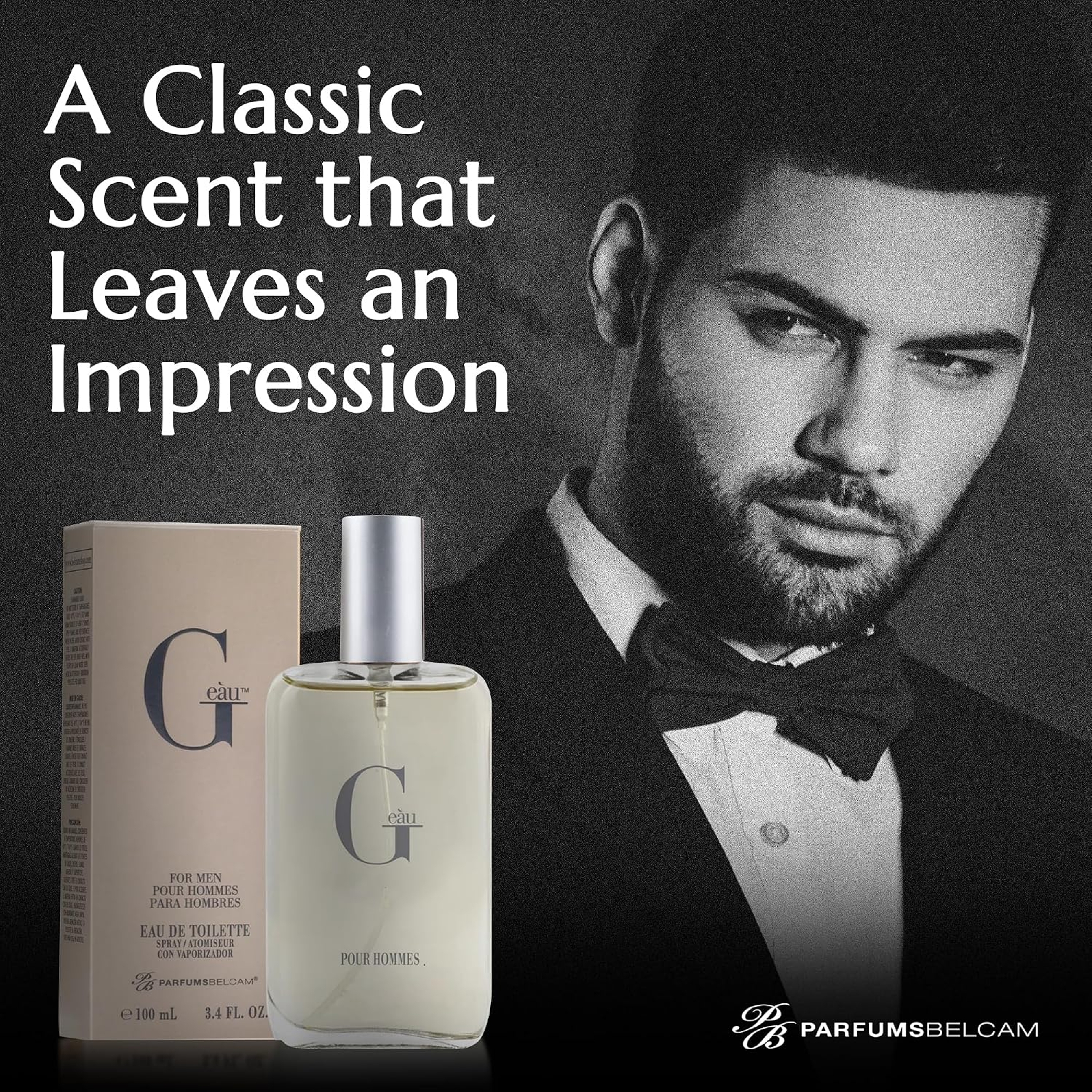 G eau Eau de Toilette for Men 3.4 fl.oz - Fresh Aquatic Woody Citrus Fragrance 6