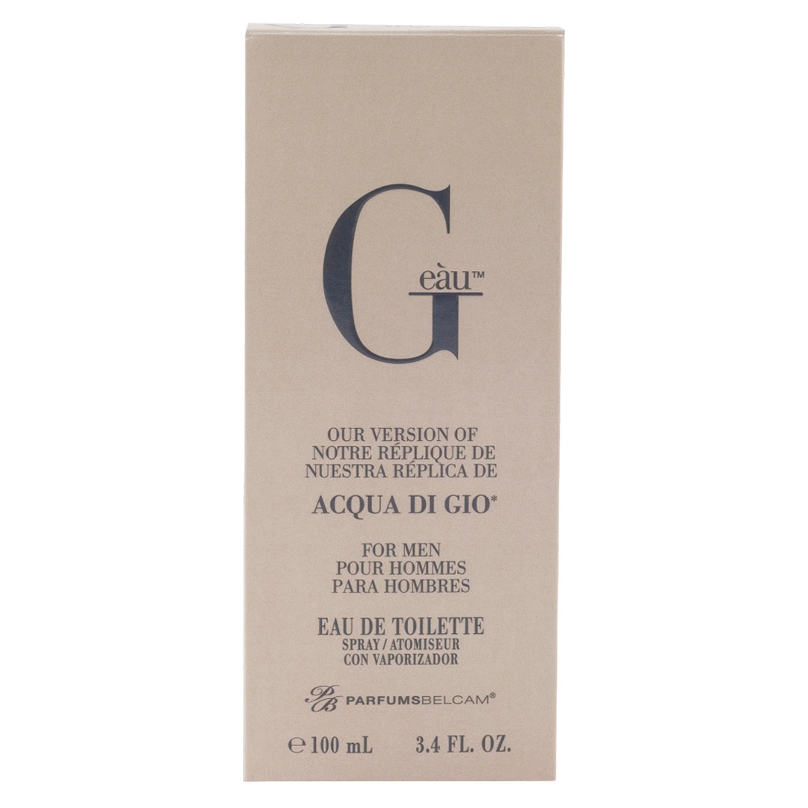 G eau Eau de Toilette for Men 3.4 fl.oz - Fresh Aquatic Woody Citrus Fragrance 8