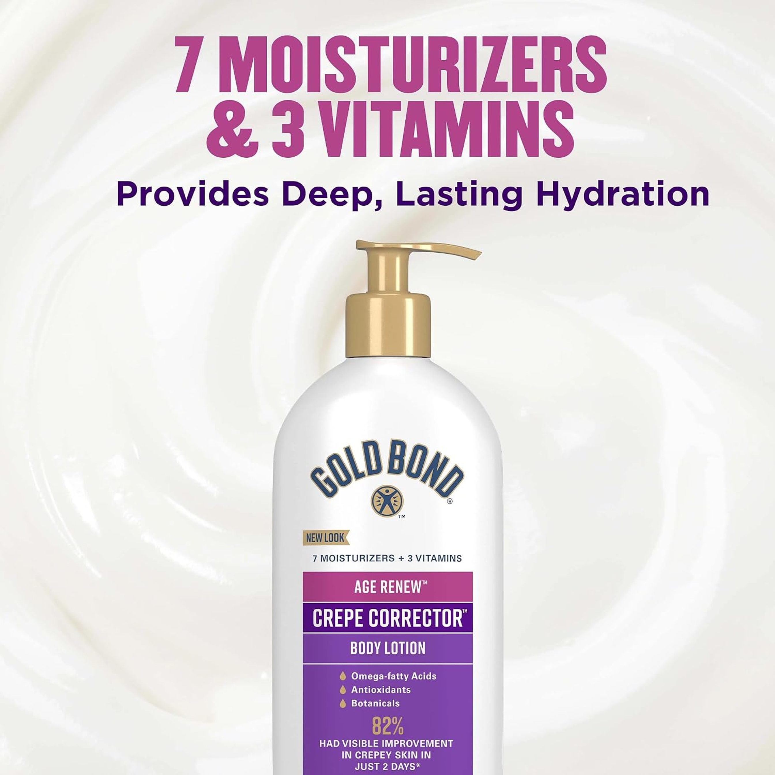 Gold Bond Age Renew Crepe Corrector Body Lotion 14 oz - Replenishing & Smoothing Formula 5