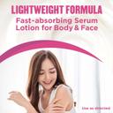 Gold Bond Plumping Collagen Body & Face Serum Lotion 8 oz - Hydrating Moisturizer, Cherry Blossom Scent 6