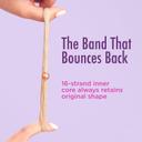 Goody Ouchless Forever Hair Elastics, Black, 10 Count - Damage-Free Bands, 3X Stronger Hair Ties, Retainable Shape 7