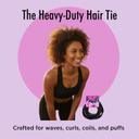 Goody Ouchless XL & Extra Thick Hair Elastics, Black, 10 Count - Strong Hold for Thick Hair, Curly or Textured Styles 4