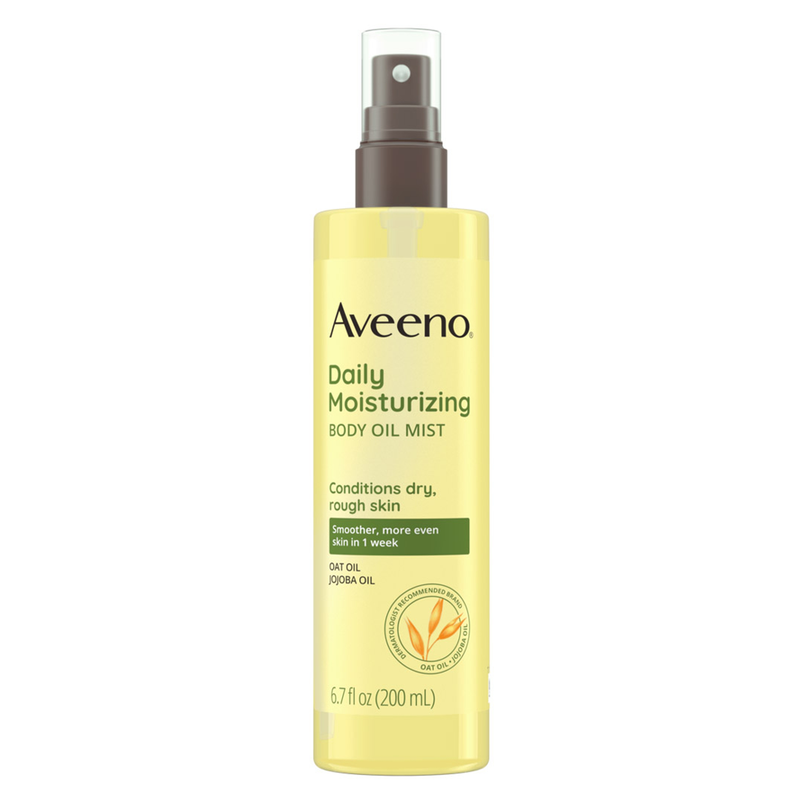 Aveeno Daily Moisturizing Body Oil Mist 6.7 fl.oz - Nourishing Body Spray with Oat Oil & Jojoba Oil for Rough, Dry Skin 1