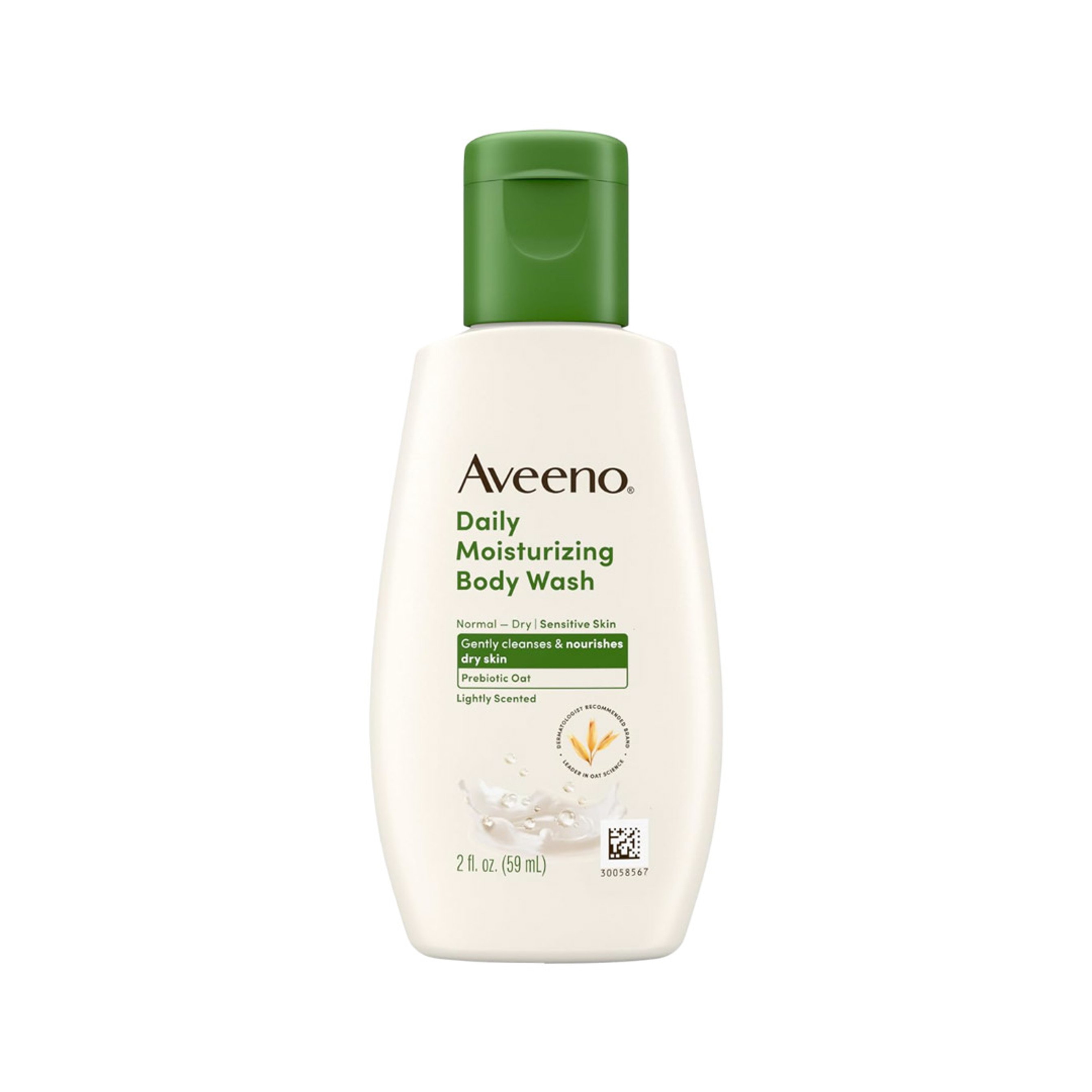 Aveeno Daily Moisturizing Oat Body Wash 2 fl.oz - Sensitive Formula for Normal to Dry Skin 1