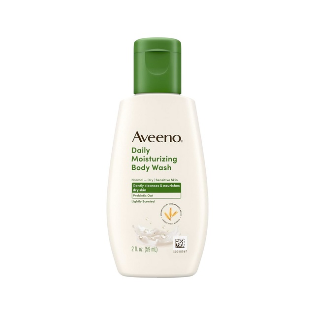 Aveeno Daily Moisturizing Oat Body Wash 2 fl.oz - Sensitive Formula for Normal to Dry Skin