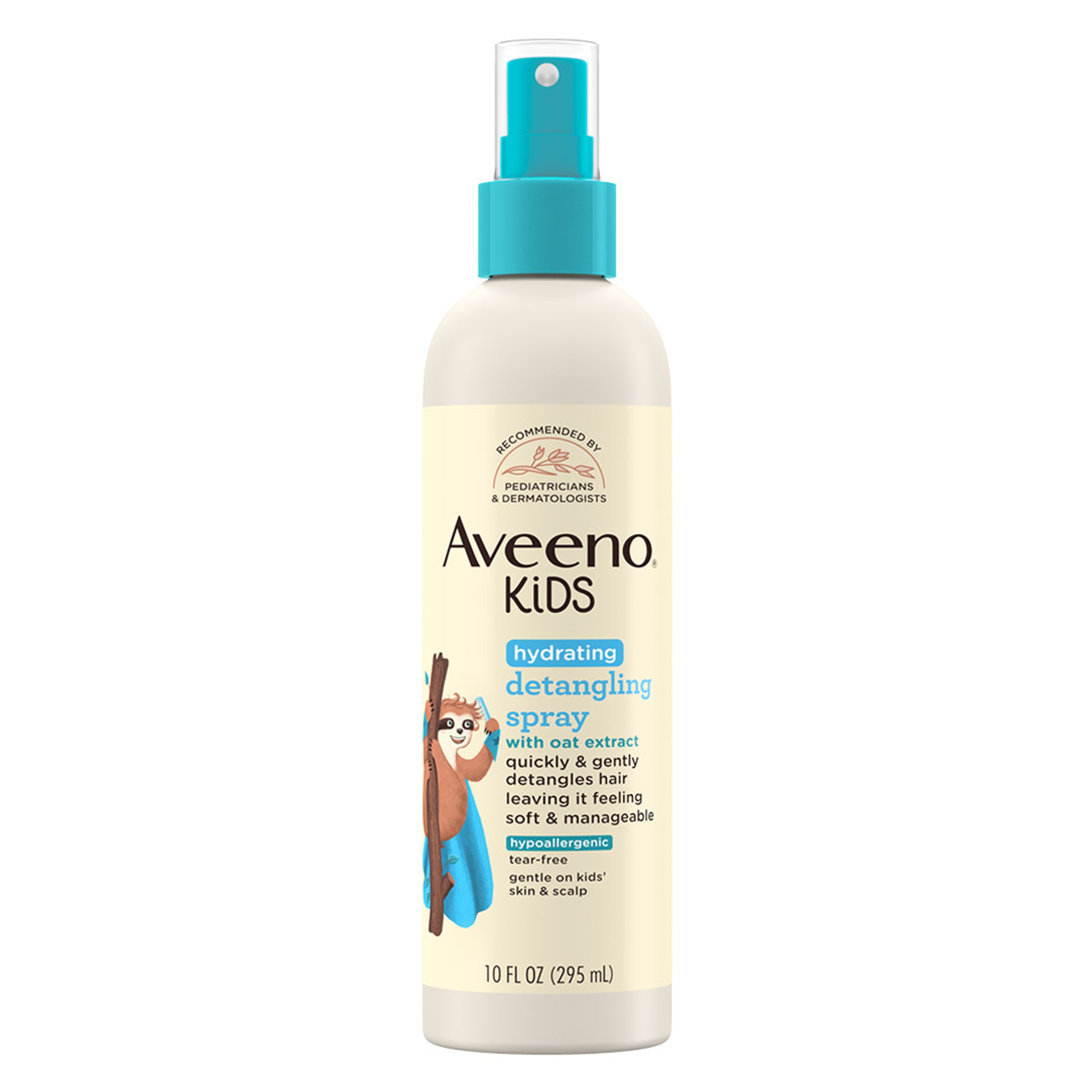Aveeno Kids Hydrating Detangling Spray 10 fl.oz - Quickly Detangles Hair, Gentle on Sensitive Skin & Scalp 1
