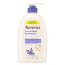 Aveeno Stress Relief Oat Body Wash 33 fl.oz - Lavender Scent with Nourishing Prebiotic Oat for Normal to Dry Skin 1