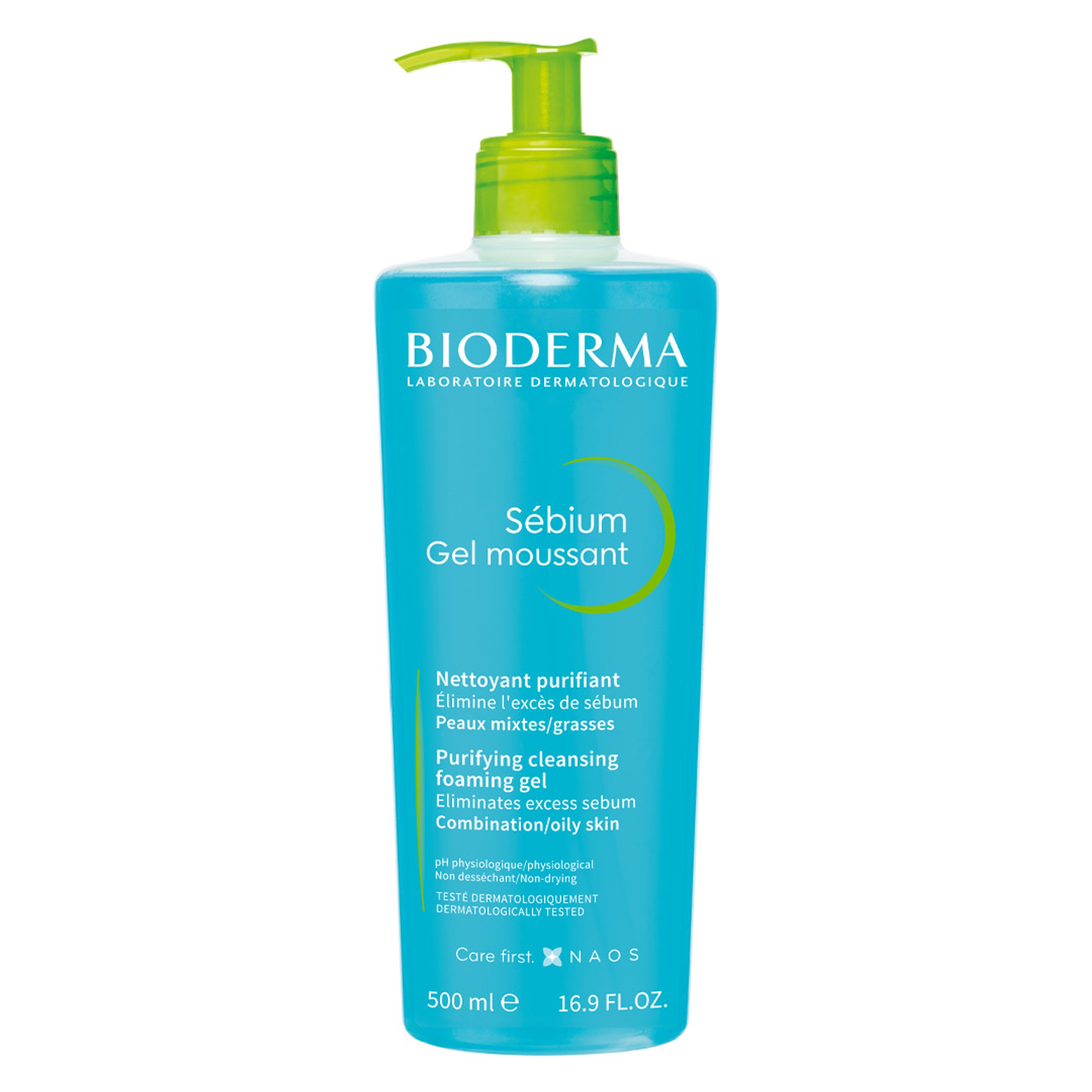 Bioderma Sébium Foaming Gel 16.9 fl.oz - Purifying Face Wash for Combination to Oily Skin 1