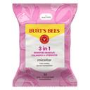 Burt's Bees Micellar Rose Water Facial Towelettes 30 Count - Daily Cleansing Wipes for All Skin Types 1