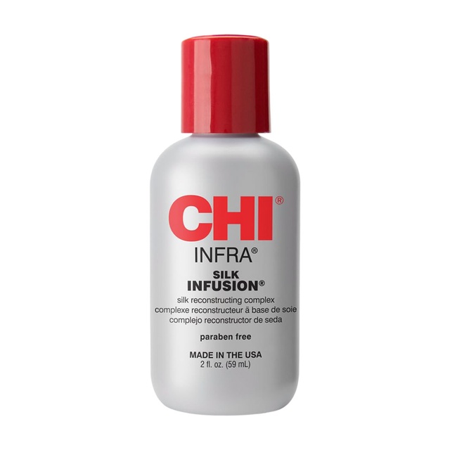 CHI Infra Silk Infusion 2 fl.oz - Silk Reconstructing Leave-In Hair Treatment for Creating Smooth, Shiny, Strong Hair