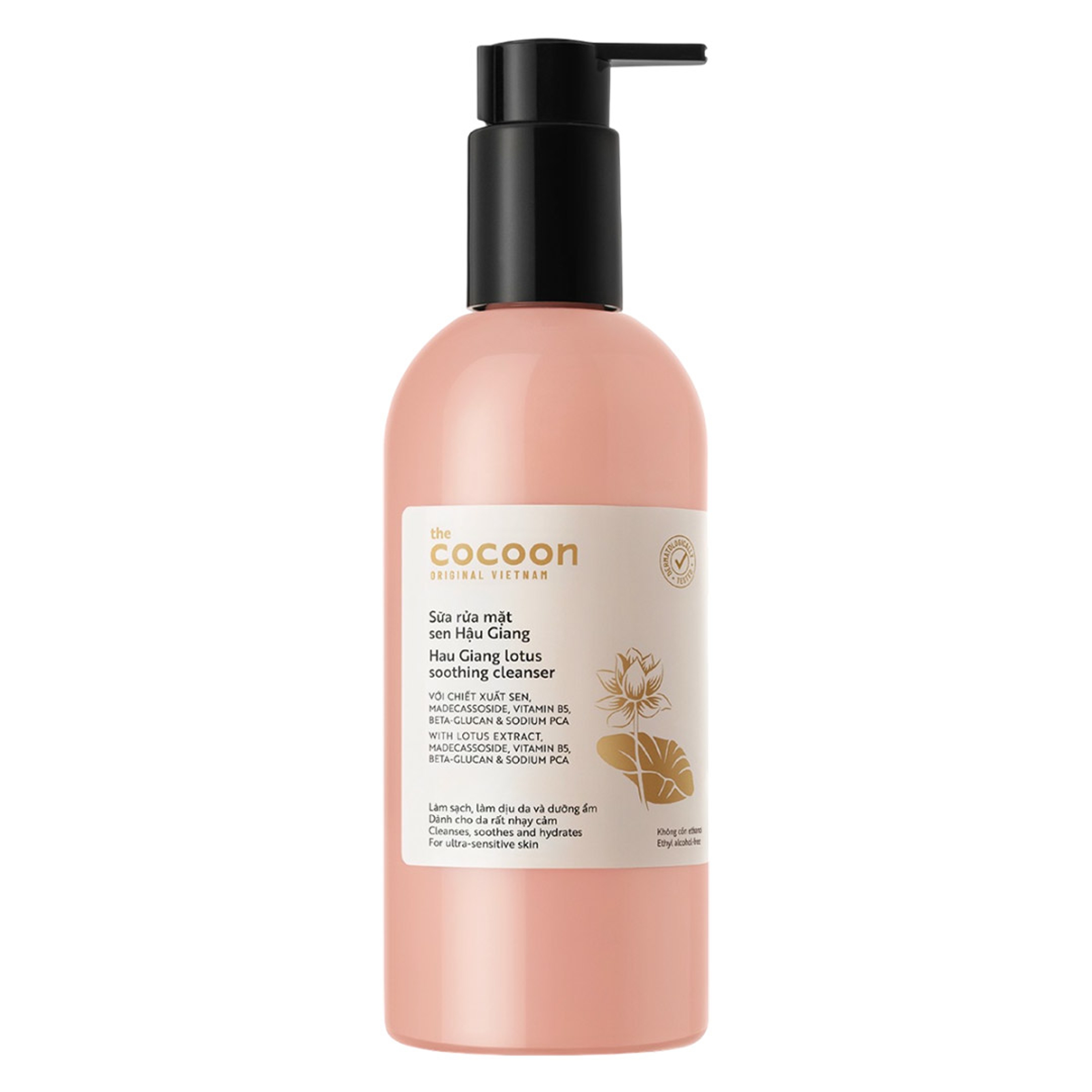 Cocoon Hau Giang Lotus Soothing Cleanser 10.4 fl.oz - Cleanses, Soothes & Hydrates for Sensitive Skin 1