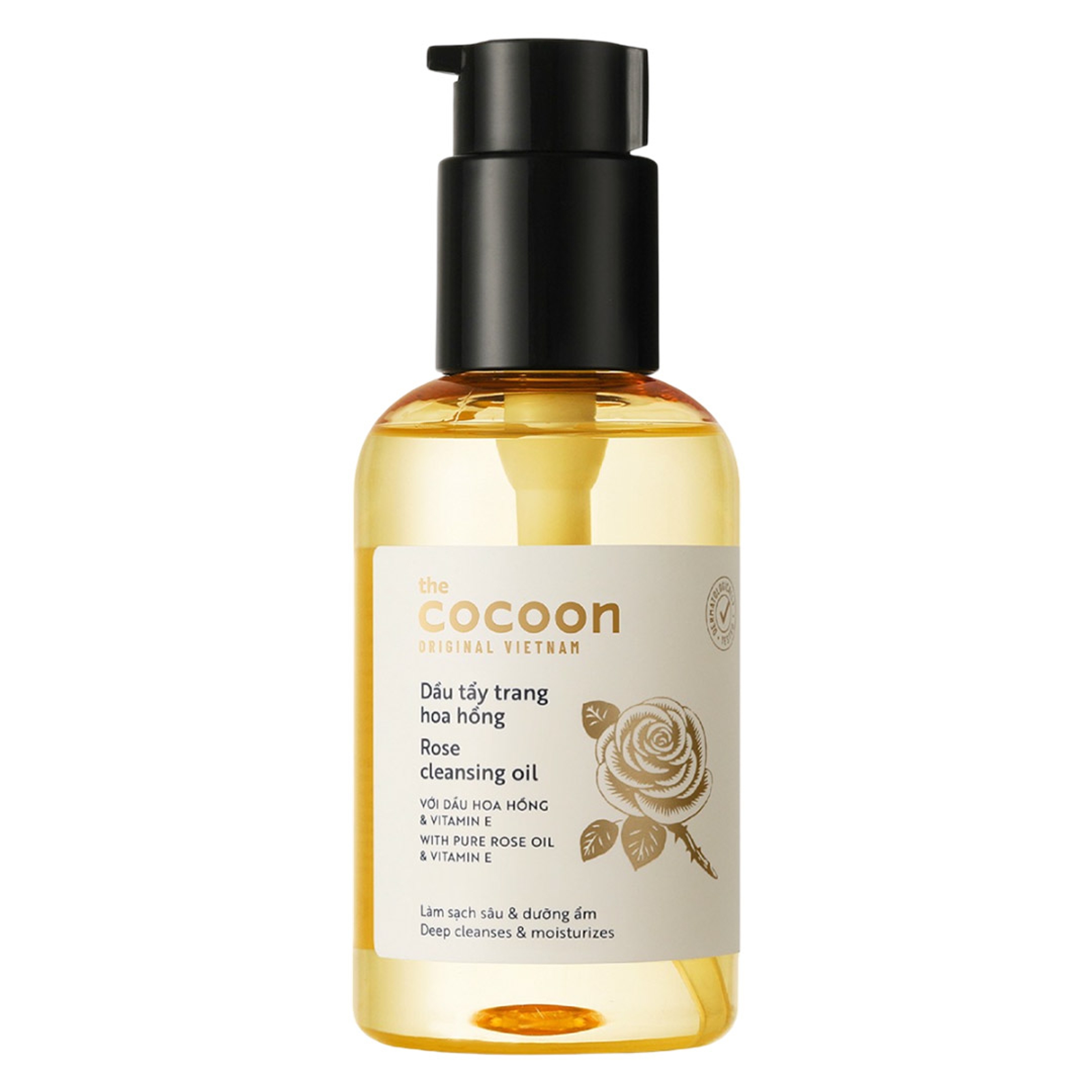 Cocoon Rose Bi-Phase Micellar Water 4.7 fl.oz - Deeply Cleanses & Moisturizes Skin, Alcohol-Free 1