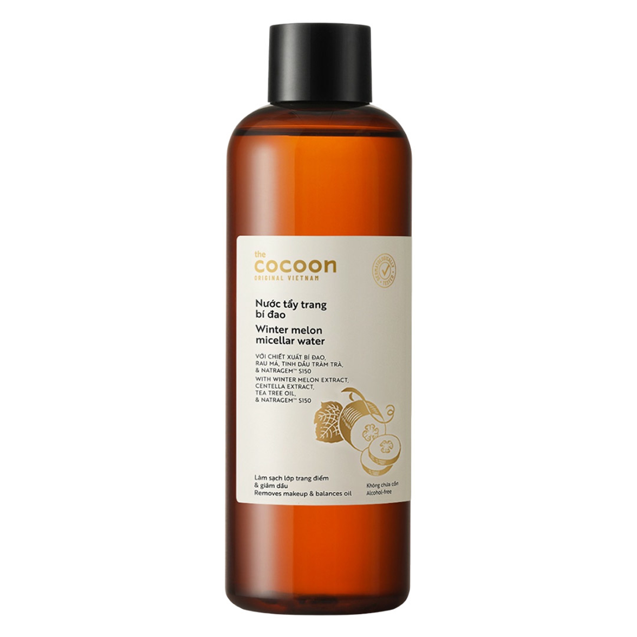 Cocoon Winter Melon Micellar Water 16.9 fl.oz - Removes Makeup & Balances Oil, Alcohol-Free 1