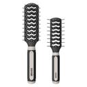 Conair Grip & Lift Vented Hairbrush, 2 Count - Full-Size & Mid-Size Nylon Bristle Brushes for Blowout Styling, Colors May Vary 1