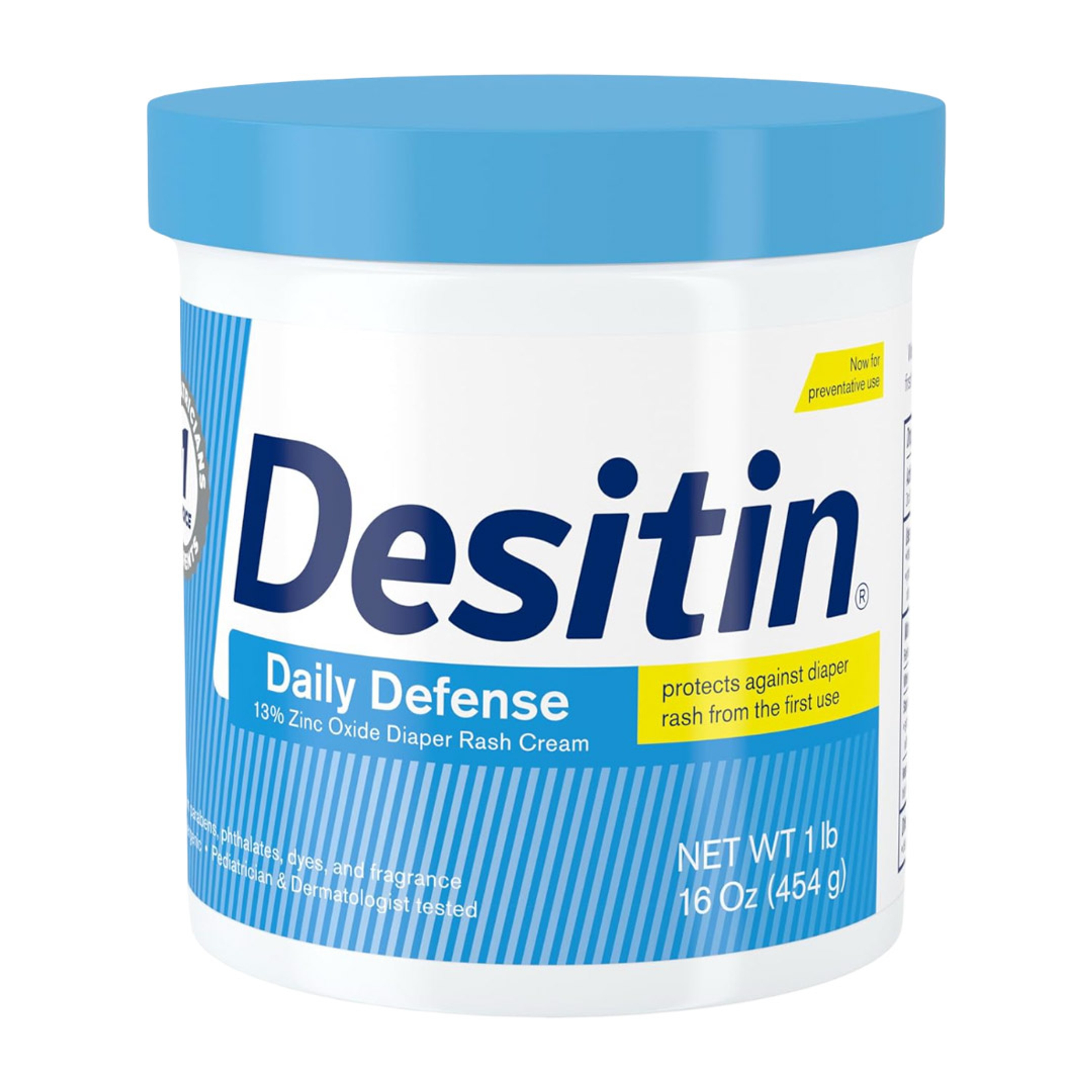 Desitin Daily Defense Cream 16 oz - 13% Zinc Oxide Helps Treat & Prevent Diaper Rash for Babies 1