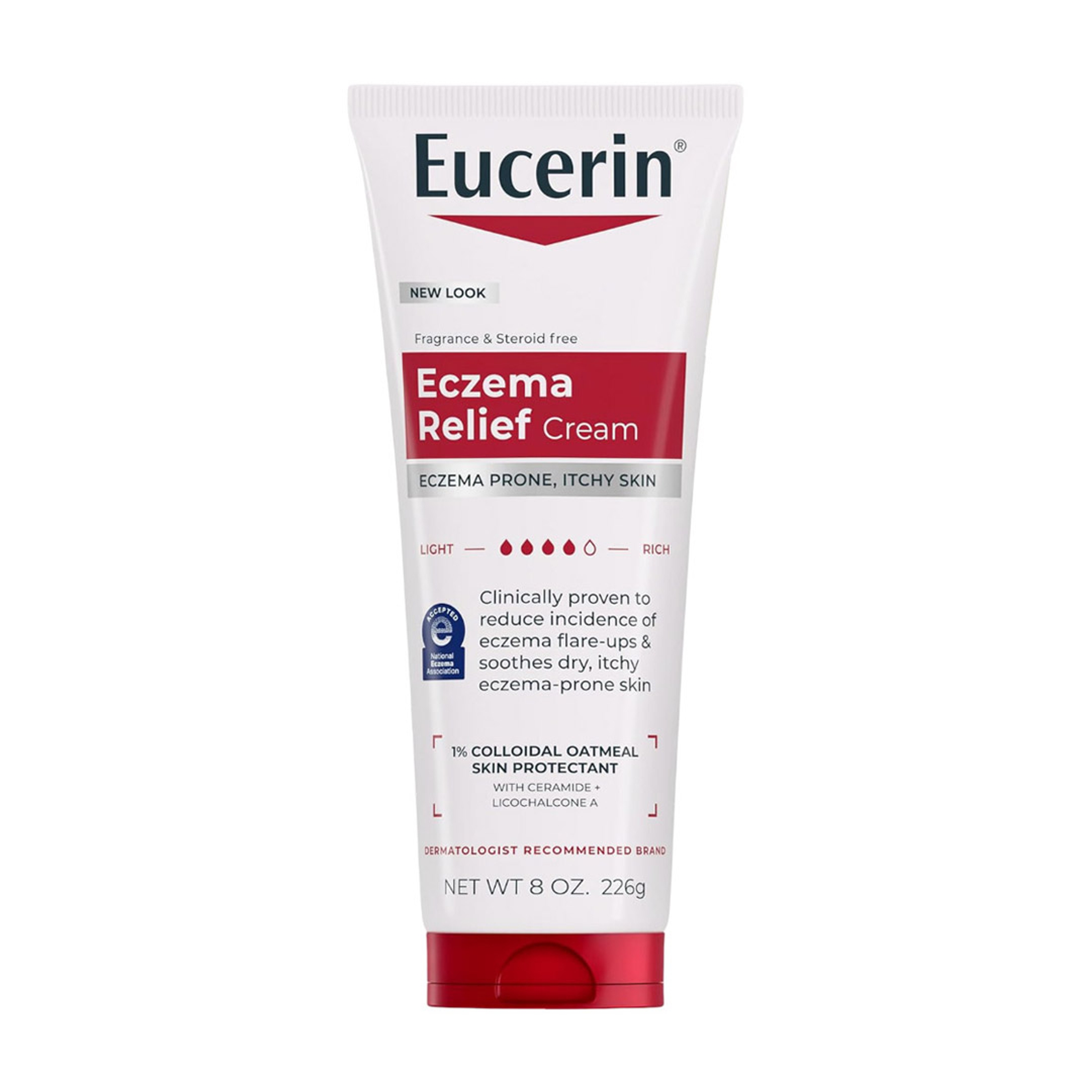 Eucerin Eczema Relief Cream 8 oz - Colloidal Oatmeal Enriched Skin Protectant 1