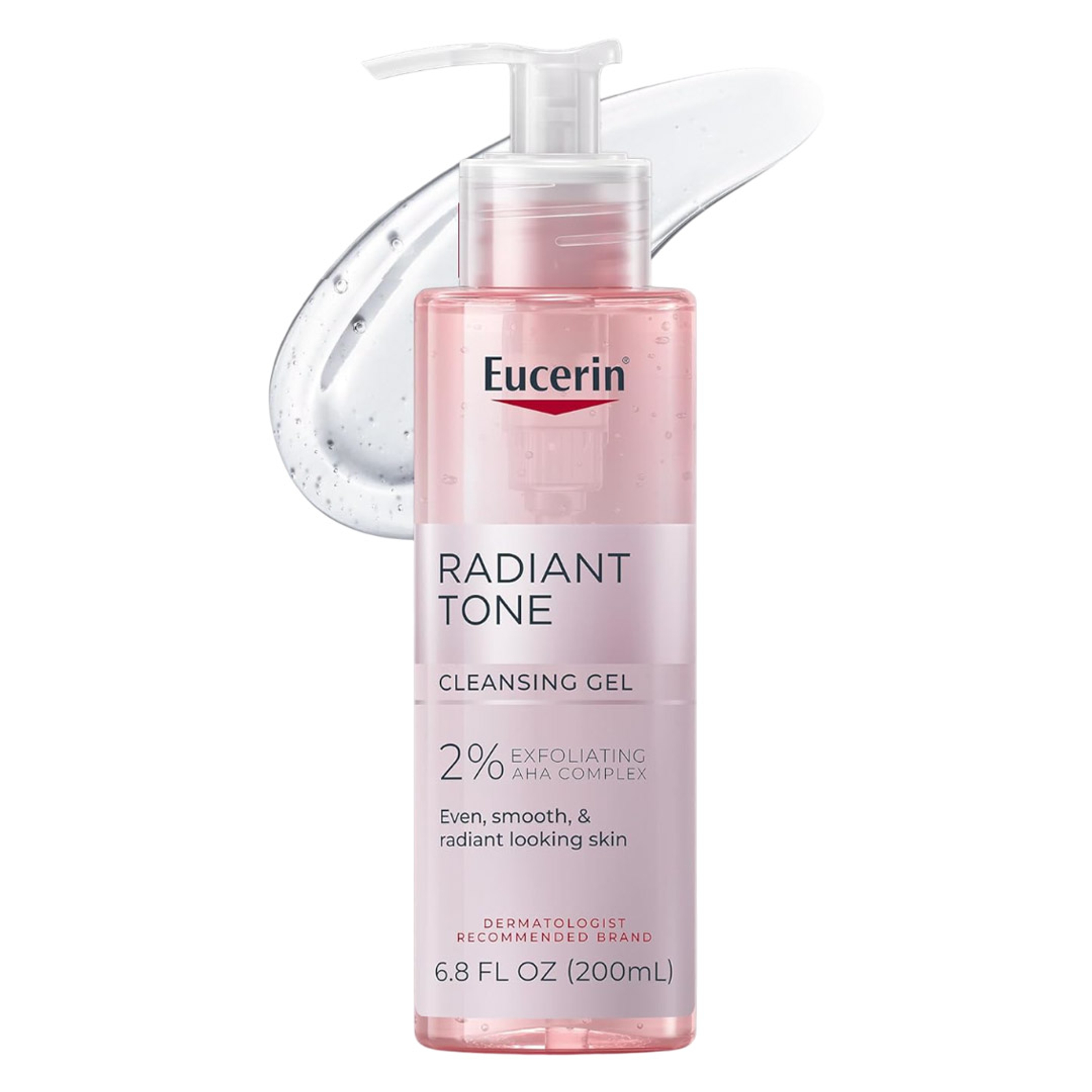 Eucerin Radiant Tone Cleansing Gel 6.8 fl.oz - Gentle Face Wash Improves Skin Clarity & Boosts Radiance 1