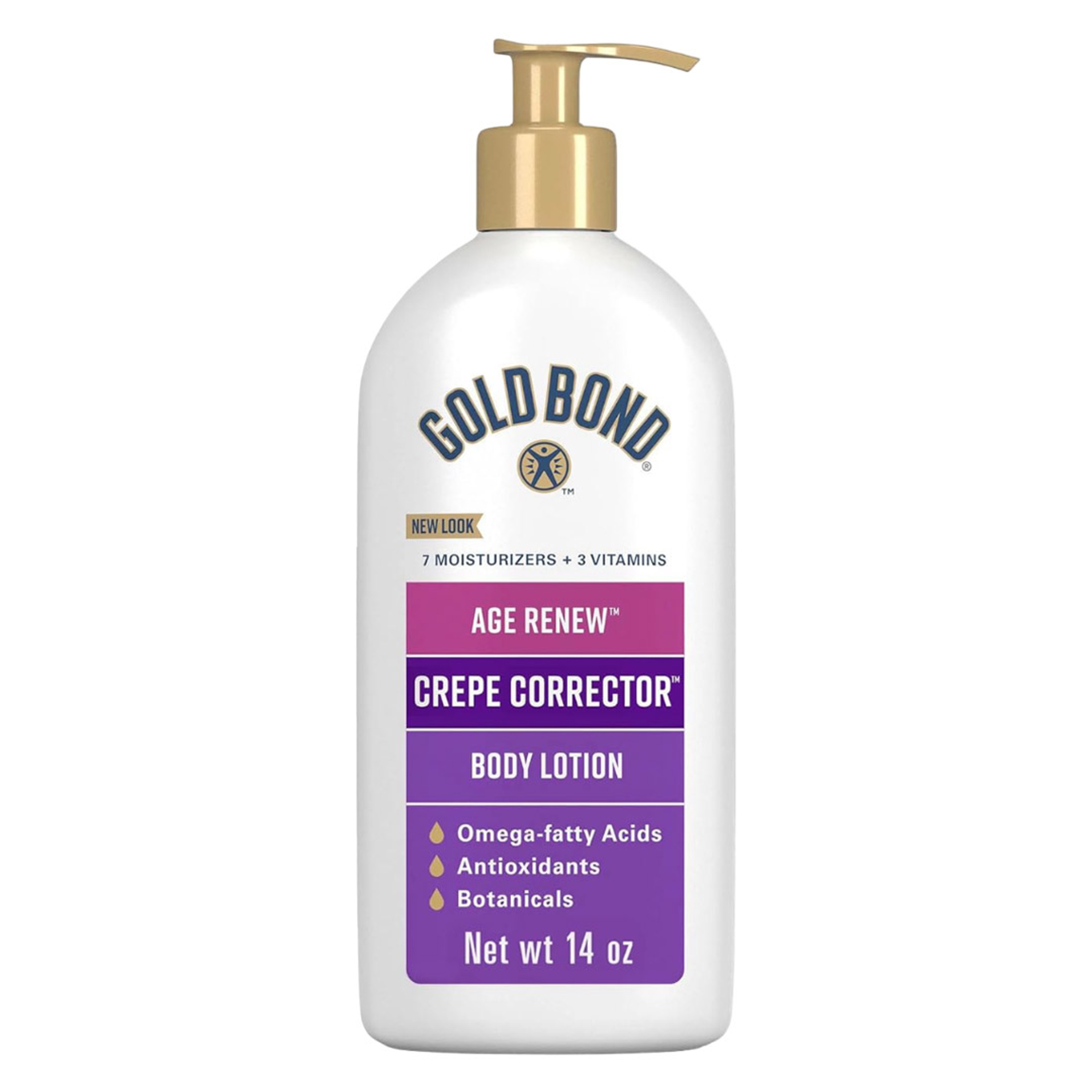 Gold Bond Age Renew Crepe Corrector Body Lotion 14 oz - Replenishing & Smoothing Formula 1