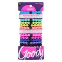 Goody Ouchless Forever Hair Elastics, Neon Rainbow, 10 Count - Damage-Free Bands, 3X Stronger Hair Ties, Retainable Shape 1