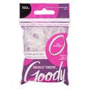 Goody Ouchless Forever Polyband Hair Ties, Clear, 150 Count - Easy Glide, Ultra-Strong Hold Styling Accessories 1