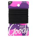 Goody Ouchless Hair Elastics, Black, 15 Count - No Pull, No Breakage, Tangle-Free Hold for Thick, Curly, Coily & Textured Hair 1