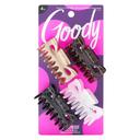 Goody SlideProof Classics Medium Claw Clips, Neutrals, 4 Count - Hair Styling Accessories with Secure Grip 1