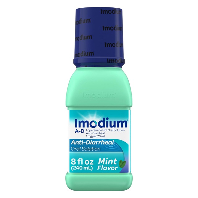 Imodium A-D Liquid Anti-Diarrheal Medicine, Mint Flavor, 8 fl.oz - Helps Control Symptoms Of Diarrhea