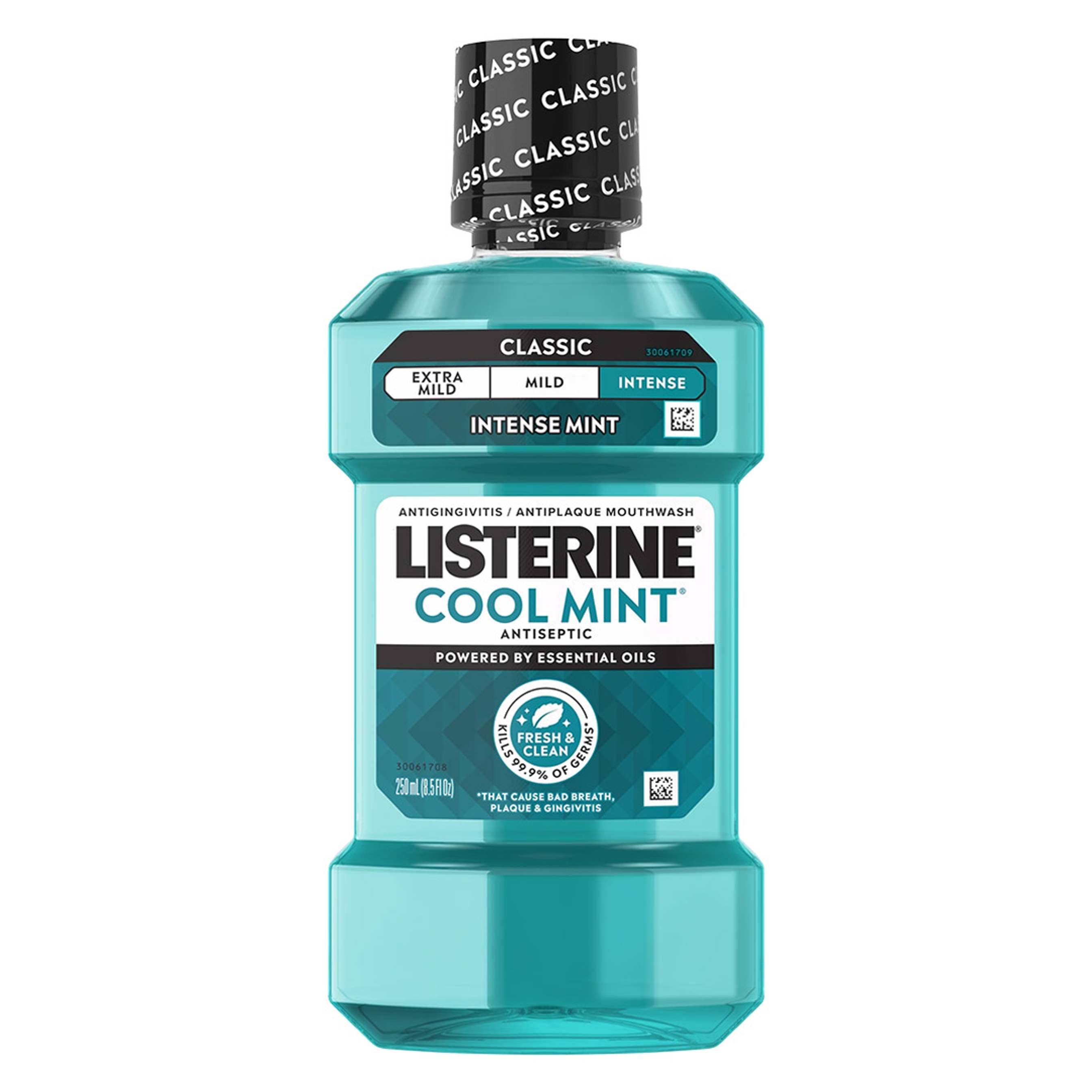 Listerine Cool Mint Intense Antiseptic Mouthwash 8.5 fl.oz - Fights Bad Breath Germs for A Fresher & Cleaner Mouth 1